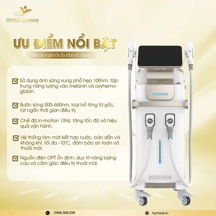 Máy Triệt Lông Lạnh DPL Spectrum