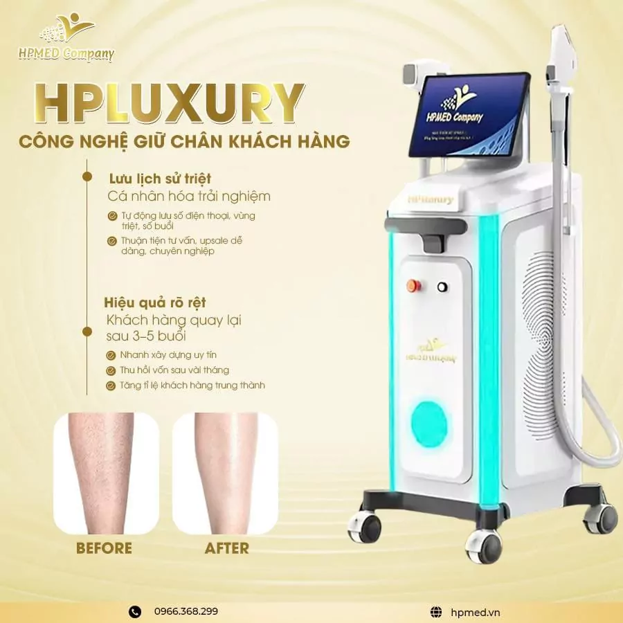 Máy Triệt Lông Lạnh HPLUXURY