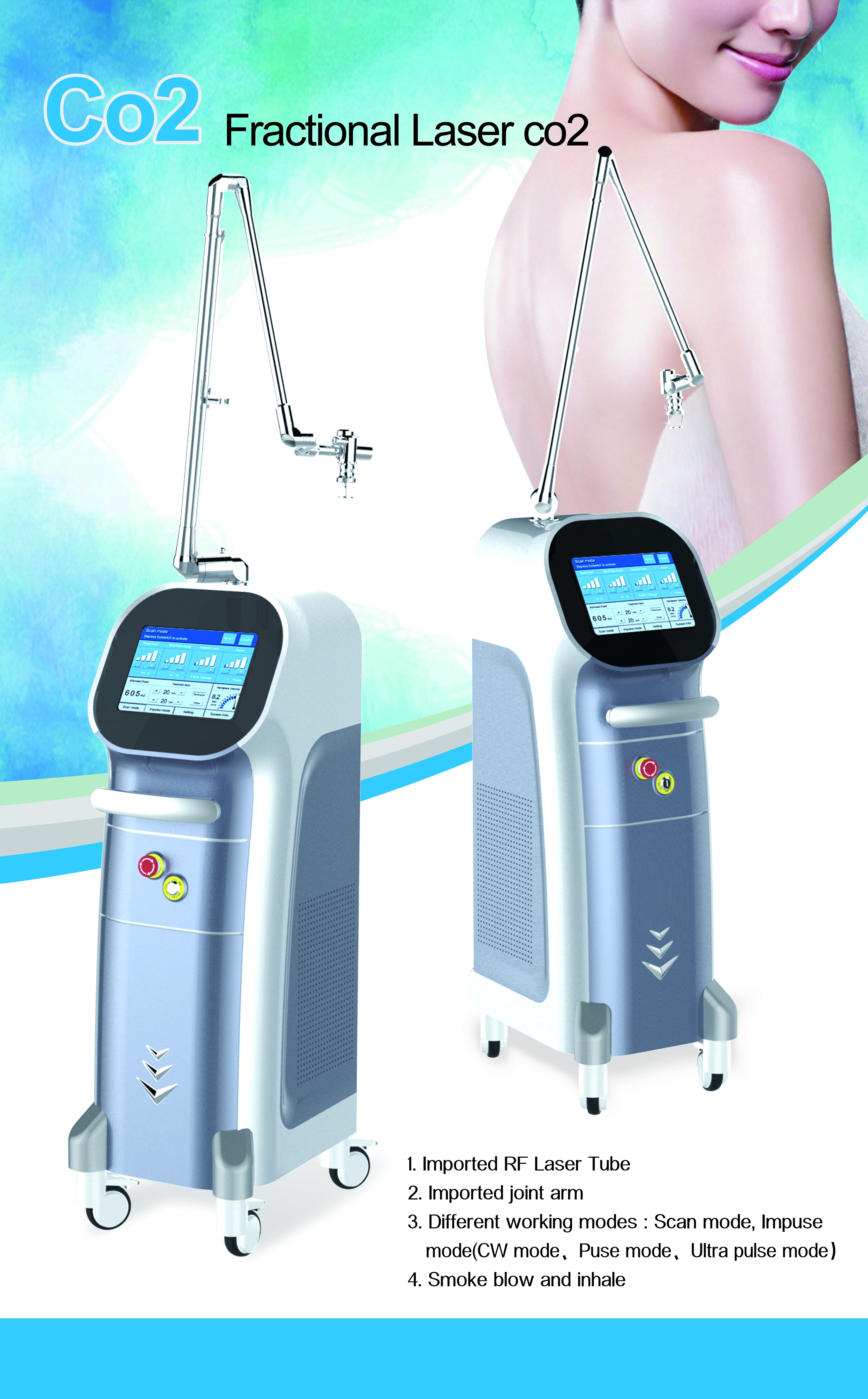 MÁY LASER CO2 FRACTIONAL SANHE – GIẢI PHÁP TÁI TẠO DA, TRỊ SẸO VÀ TRẺ HÓA HIỆU QUẢ 2025