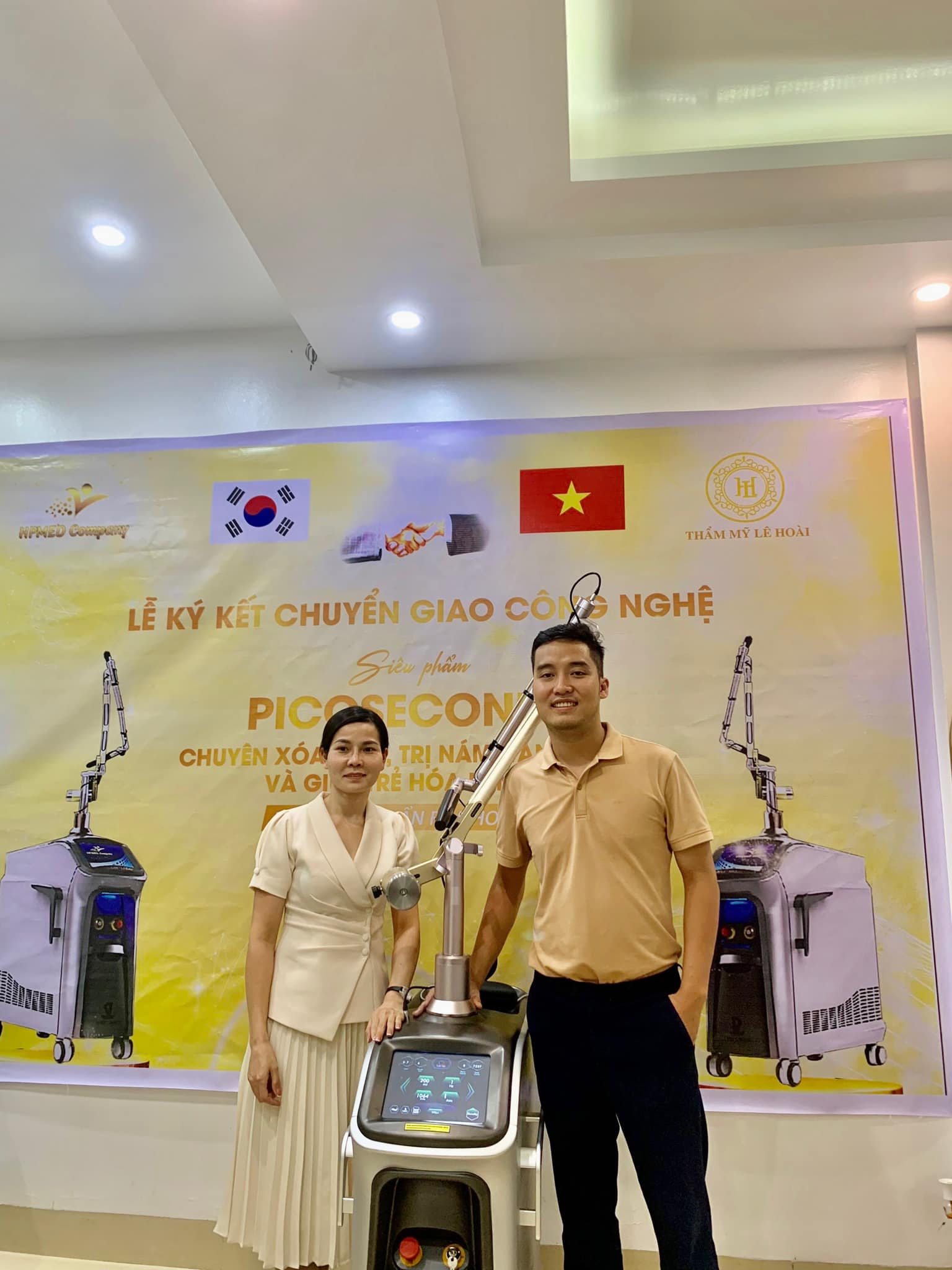 chuyển giao máy laser picoseconds cho thẩm mỹ viện lê hoài - 03