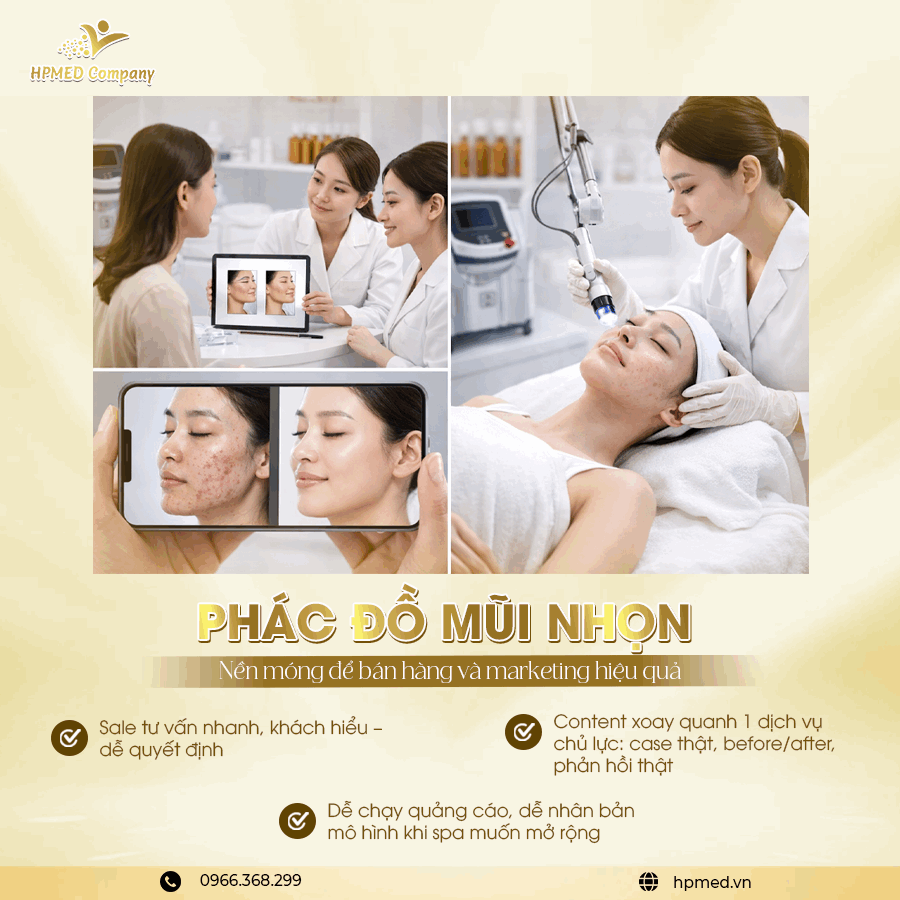 Muốn spa đông khách Hãy bắt đầu từ 1 phác đồ mũi nhọn được chuẩn hoá