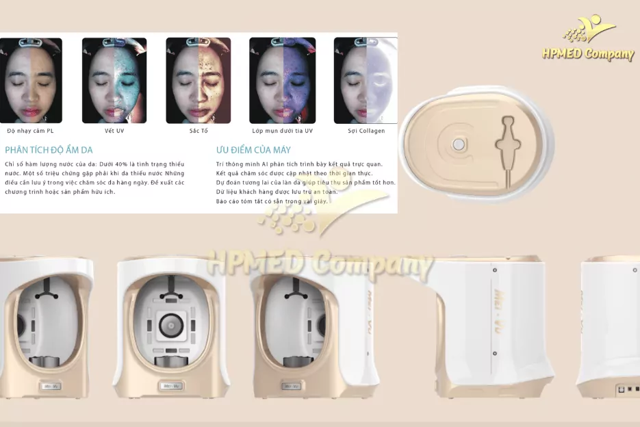 Máy Phân Tích Da Line Vu Hàn Quốc