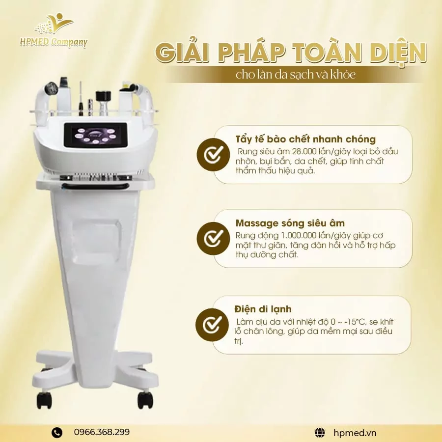 Máy Điện Di Care 7 Hàn Quốc