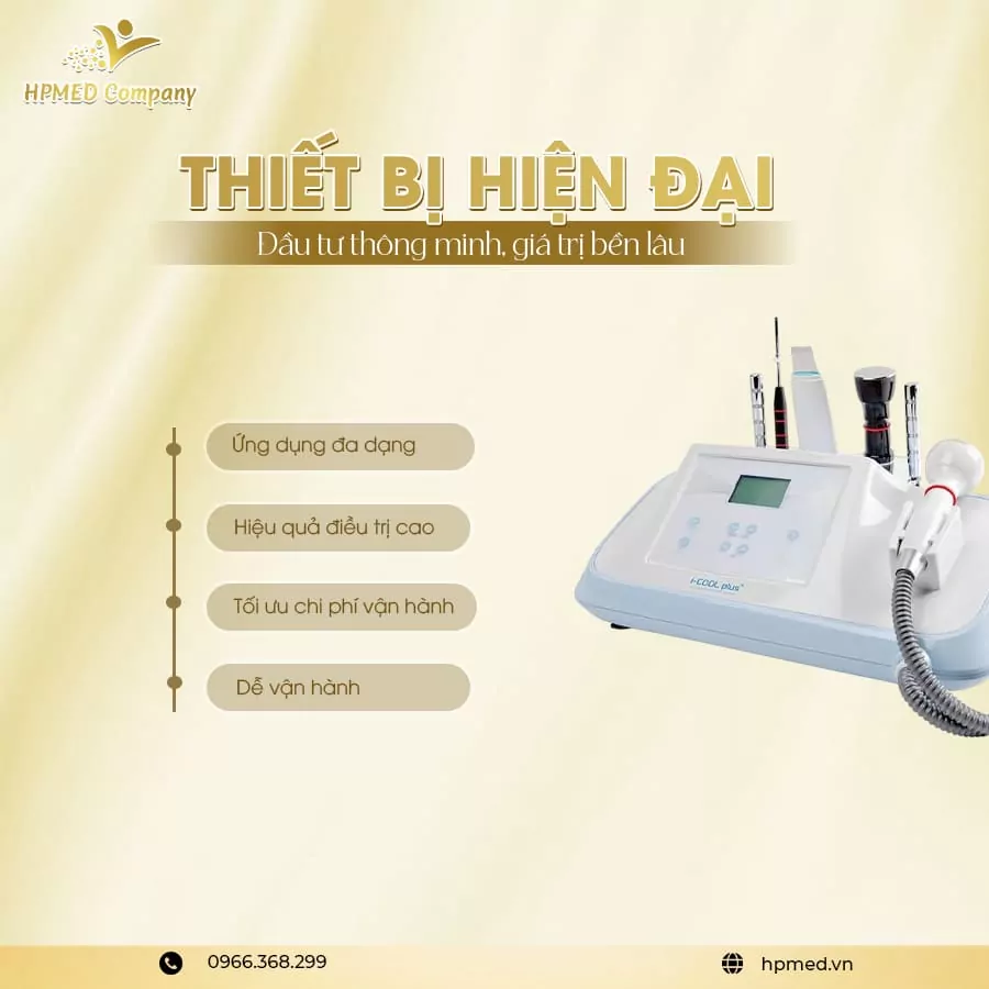 Máy Điện Di Icool Plus Hàn Quốc