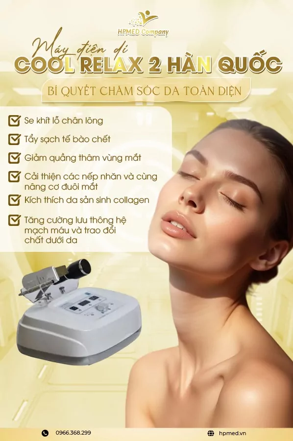 Máy Điện Di Cool Relax 2 – Hàn Quốc