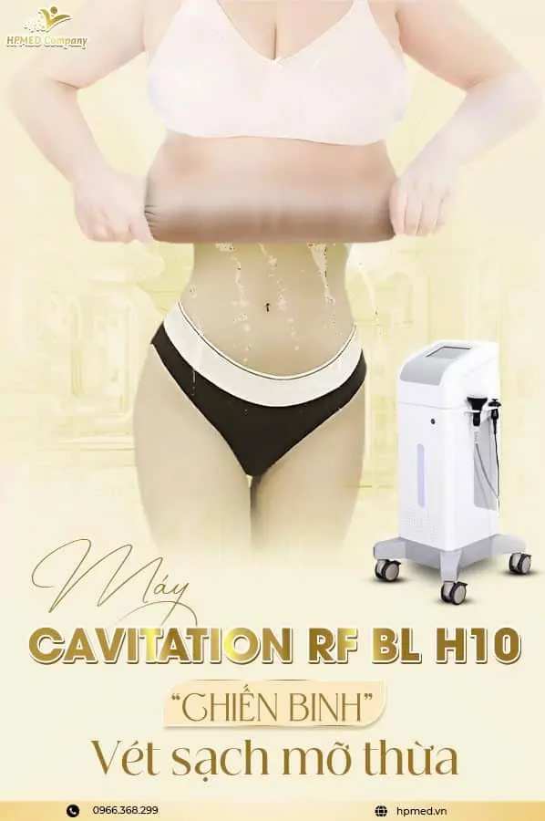 Máy Giảm Béo Cavitaion Rf BL H10 Cao Cấp