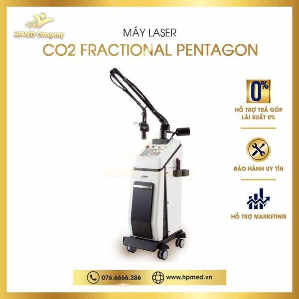 Máy Trị Sẹo Laser Co2 Fractional Pentagon Hàn Quốc