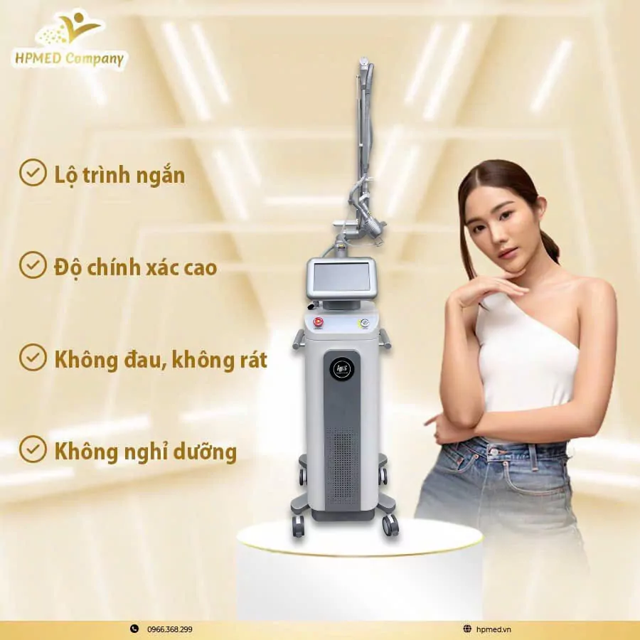 Máy Trị Sẹo Laser Co2 Fractional Prismxel Hàn Quốc