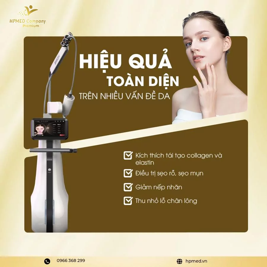 Máy trị sẹo RF vi điểm Eladerm Hàn Quốc