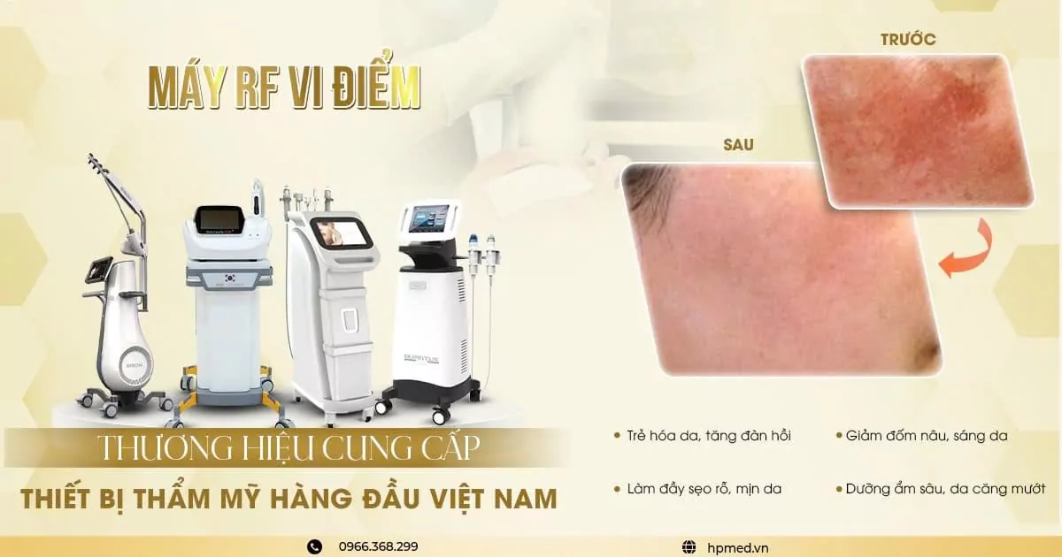 Máy RF vi điểm HPmed Cao Cấp