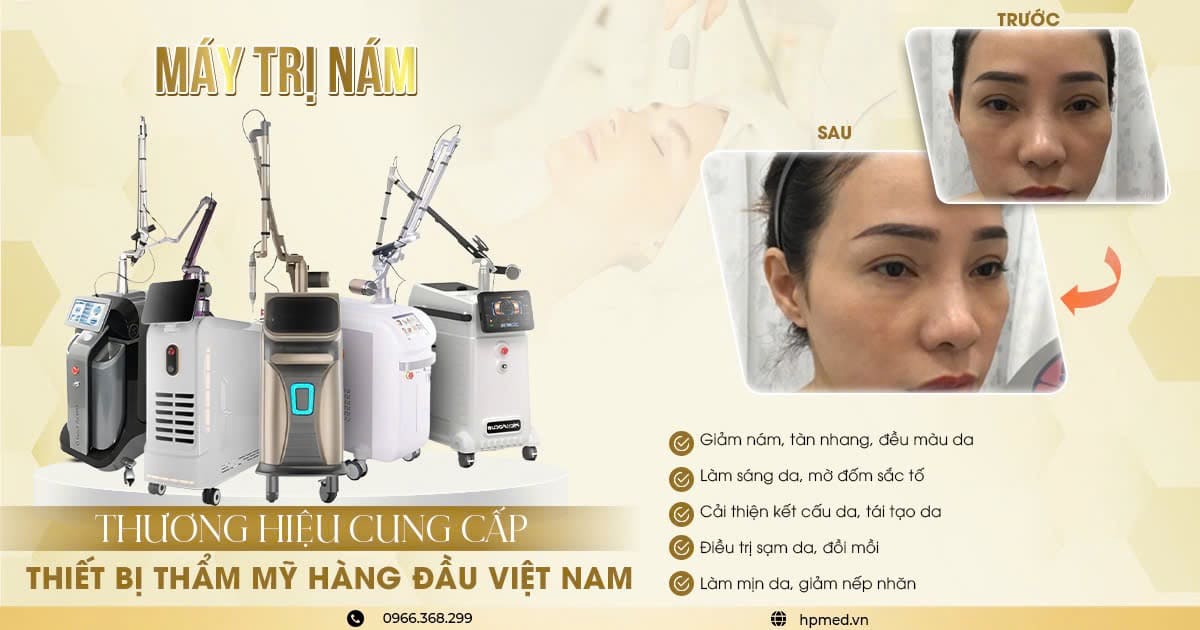 máy trị nám laser