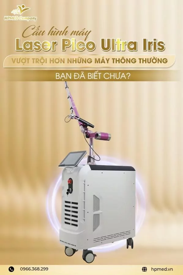 máy trị nám laser pico ultra iris