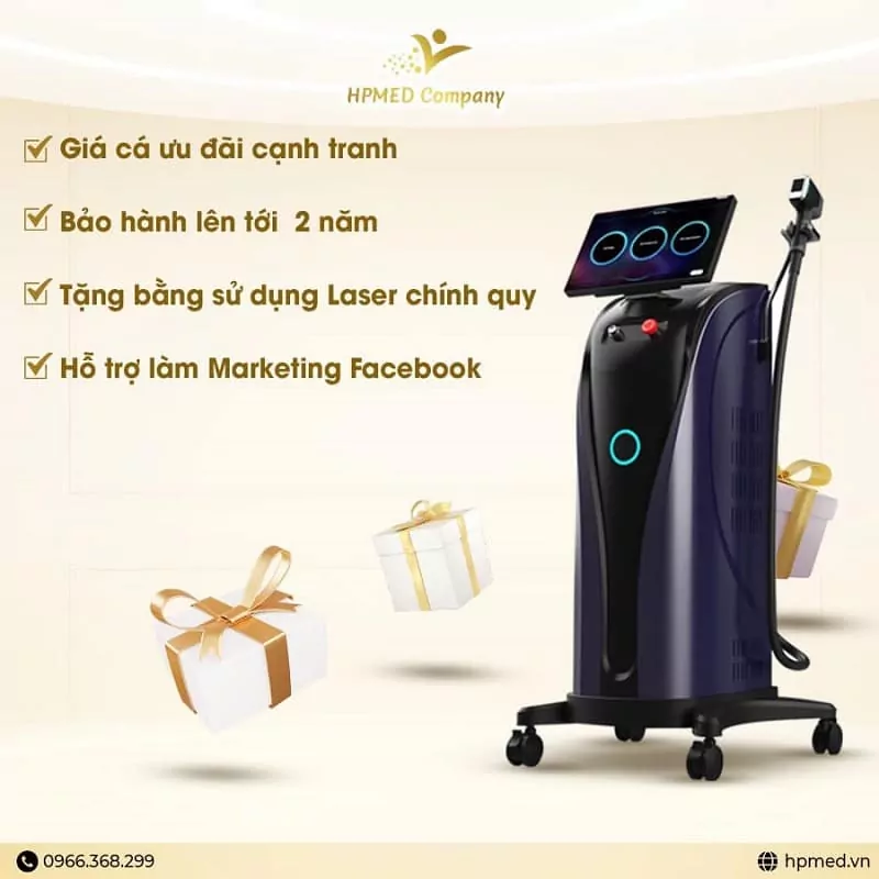 Máy Triệt Lông Diode Laser Cao Cấp
