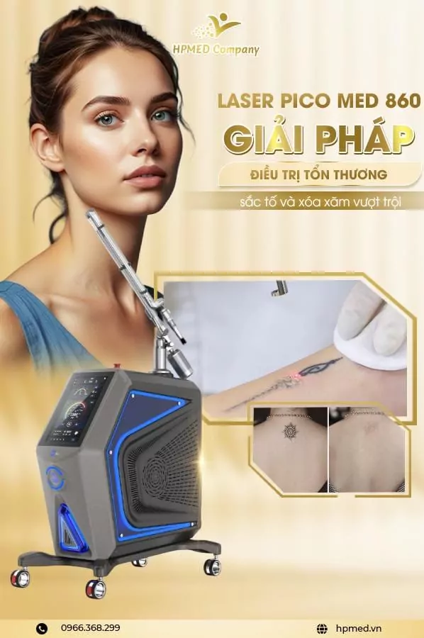 Máy Xóa Xăm Laser Pico Med860