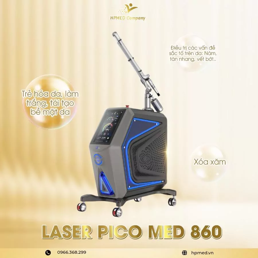 Máy Xóa Xăm Laser Pico Med860