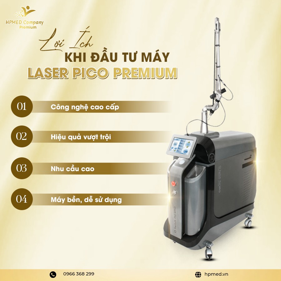 Máy Xóa Xăm Laser Pico Premium