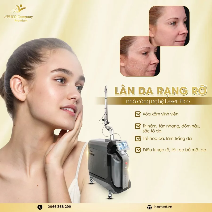 Máy Xóa Xăm Laser Pico Premium