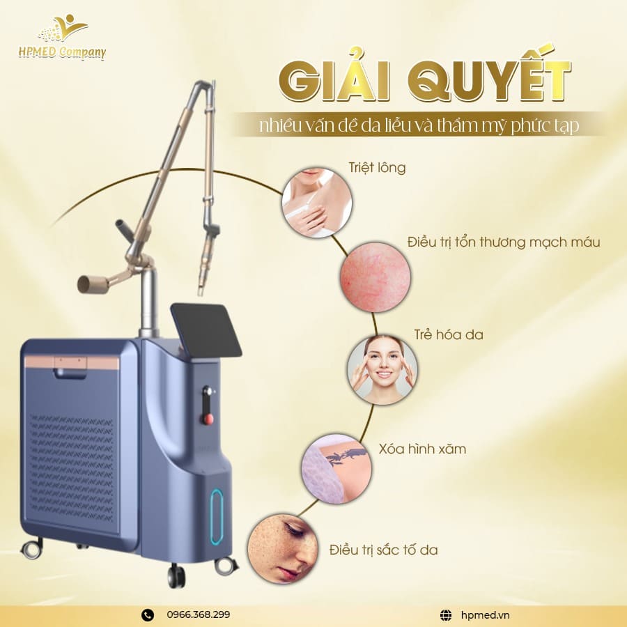 Máy Xóa Xăm Laser Picotech Premium