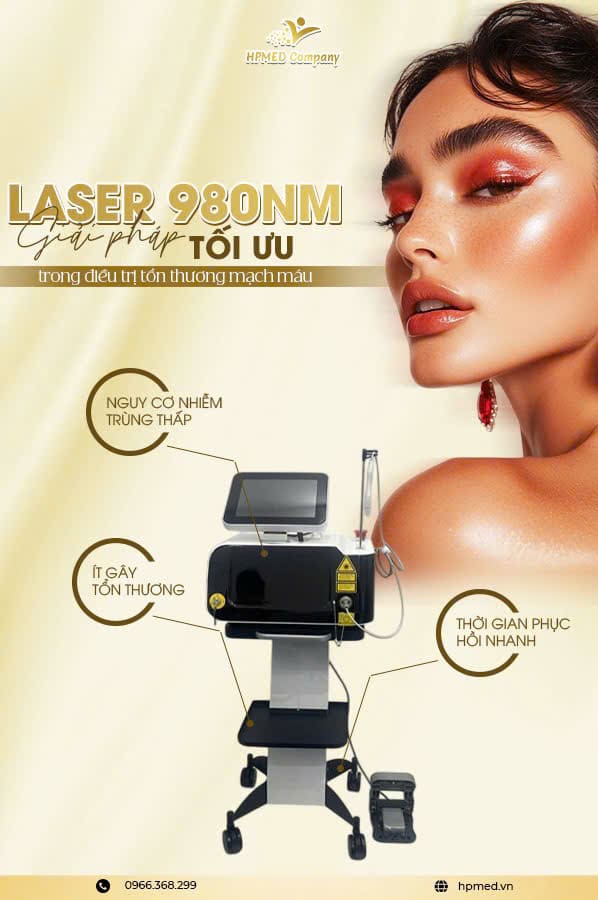 Máu Diode Laser 980nm Điều Trị Giãn Mao Mạch