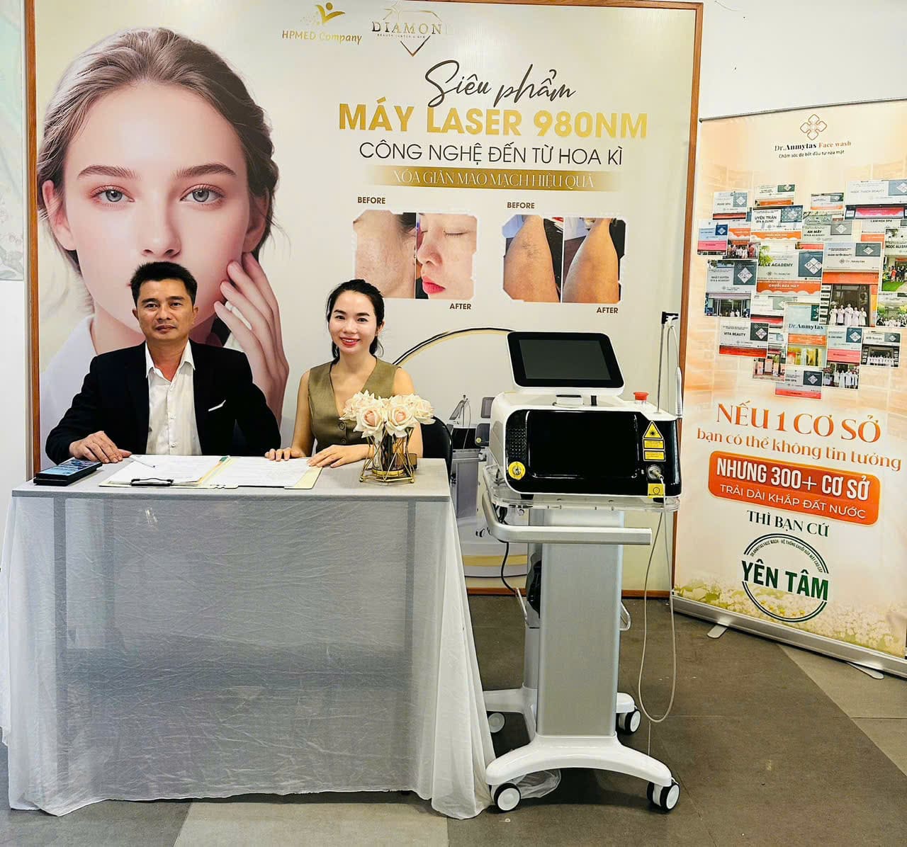 Máu Diode Laser 980nm Điều Trị Giãn Mao Mạch