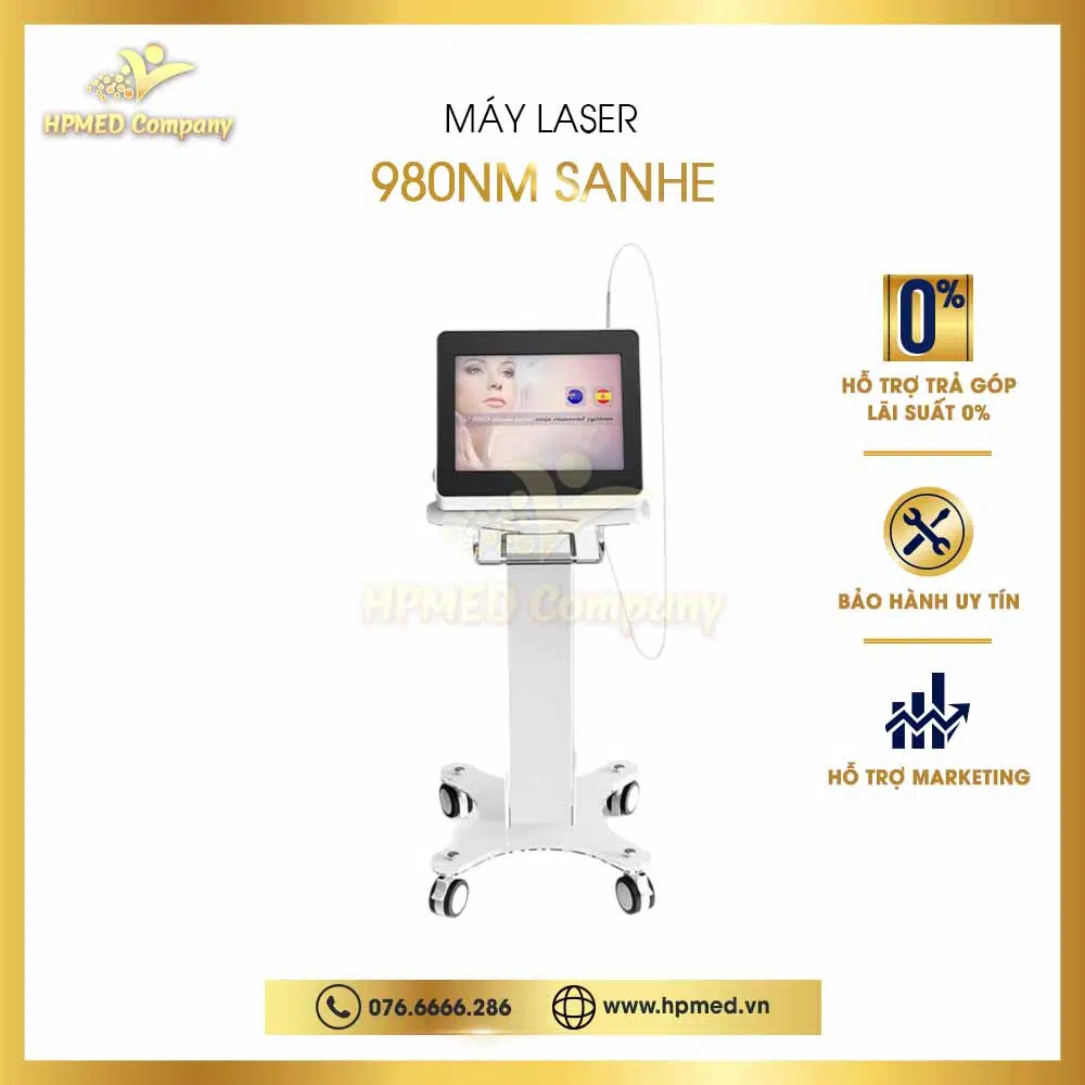 Máy Laser 980nm Điều Trị Giãn Mao Mạch Sanhe