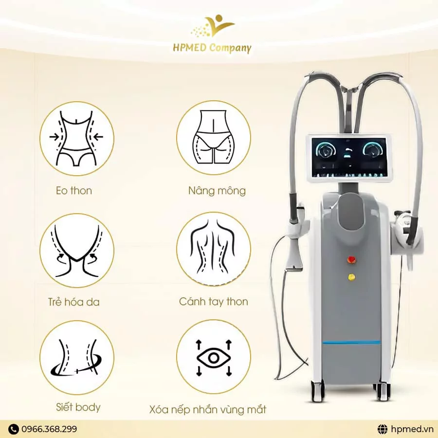 Máy Giảm Béo MED 360MAX – Công Nghệ 5in1 Velashape Định Hình Cơ Thể Toàn Diện