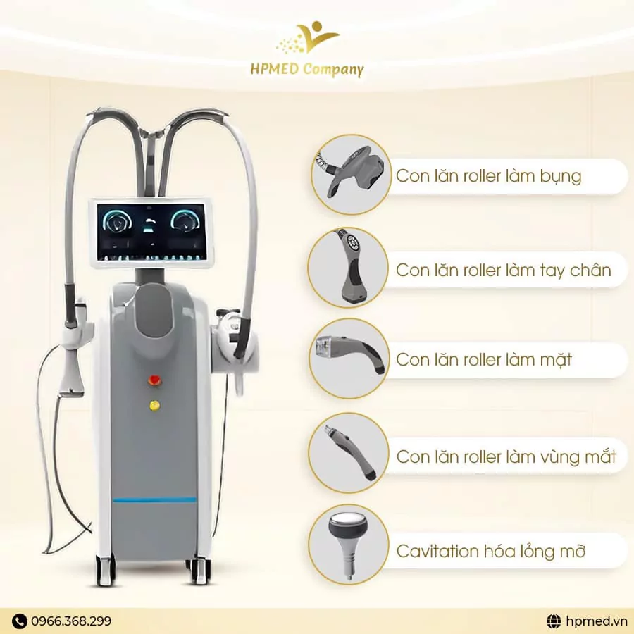 Máy Giảm Béo MED 360MAX – Công Nghệ 5in1 Velashape Định Hình Cơ Thể Toàn Diện