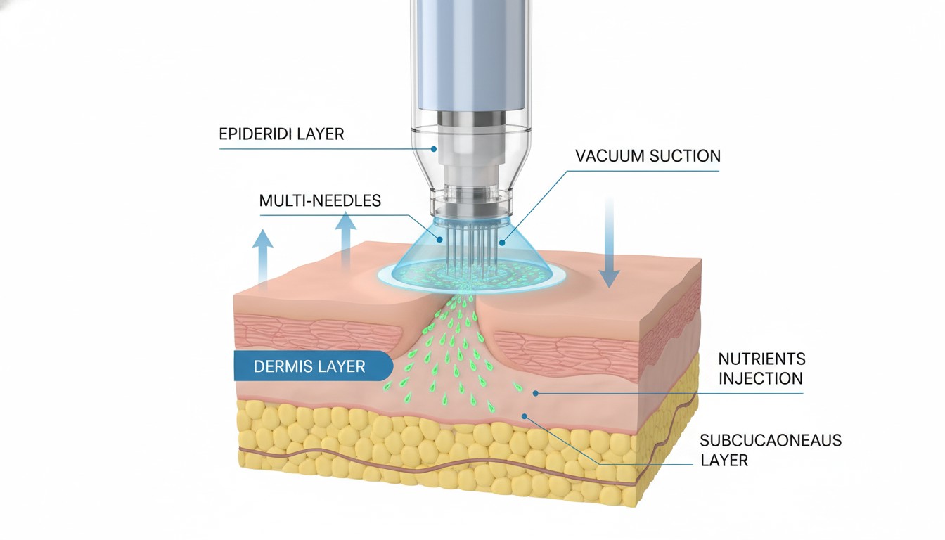 Nguyên lý hoạt động cơ bản của các dòng máy tiêm tinh chất