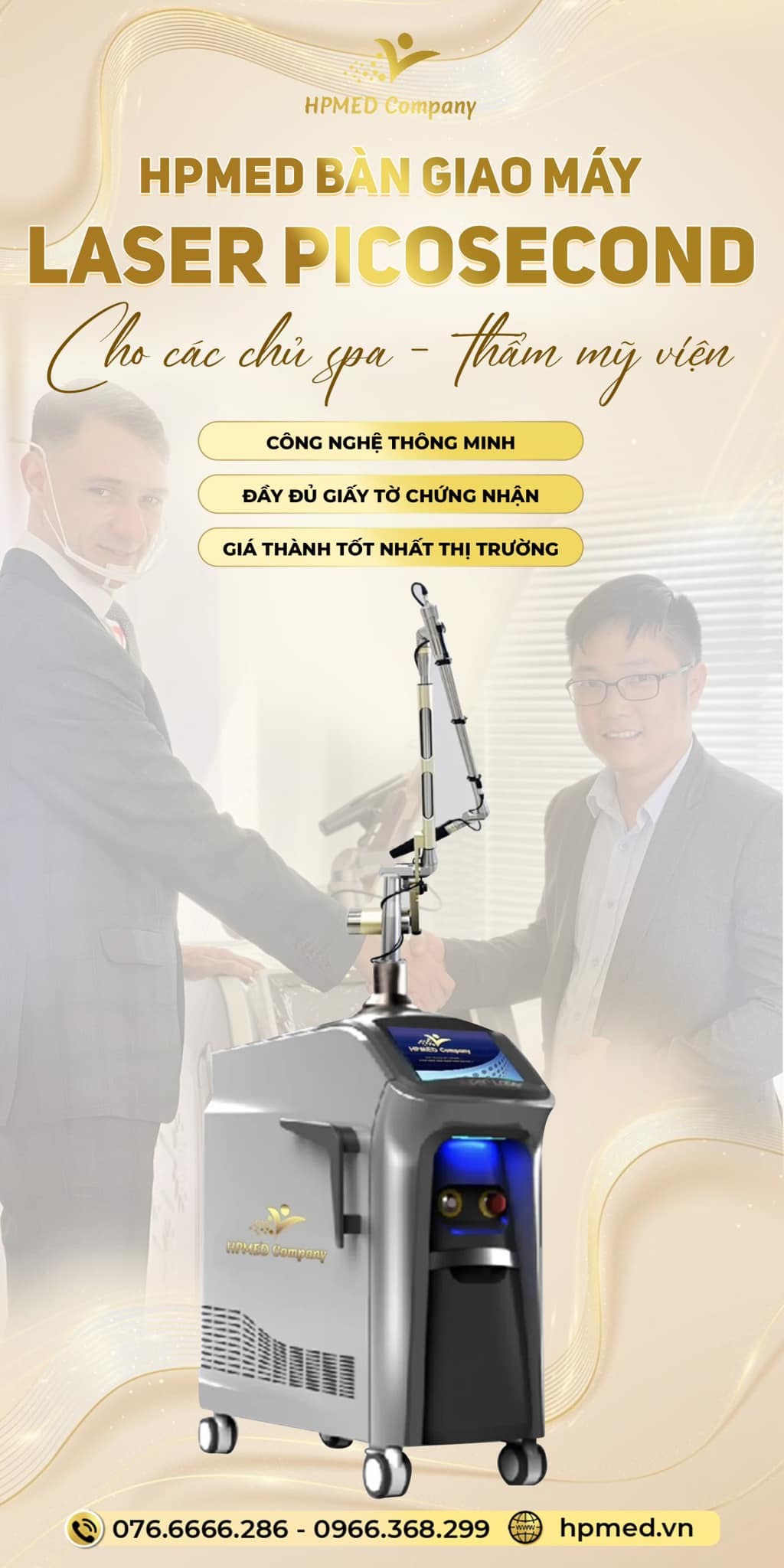 Máy Laser ND YAG Q-Switch SL-NY 602 Xóa Xăm Trị Nám