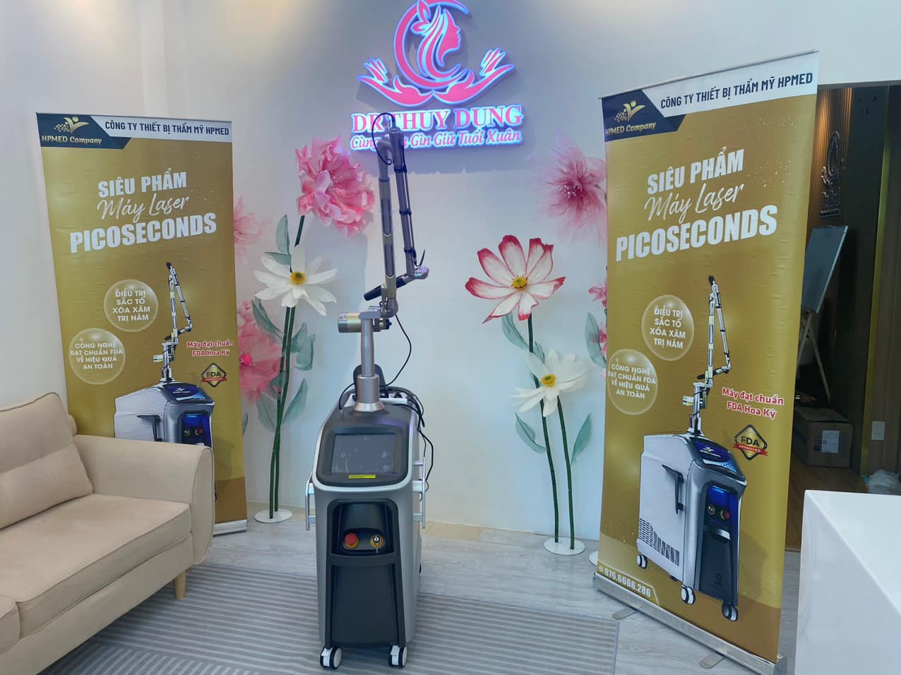 Máy Laser ND YAG Q-Switch SL-NY 602 Xóa Xăm Trị Nám