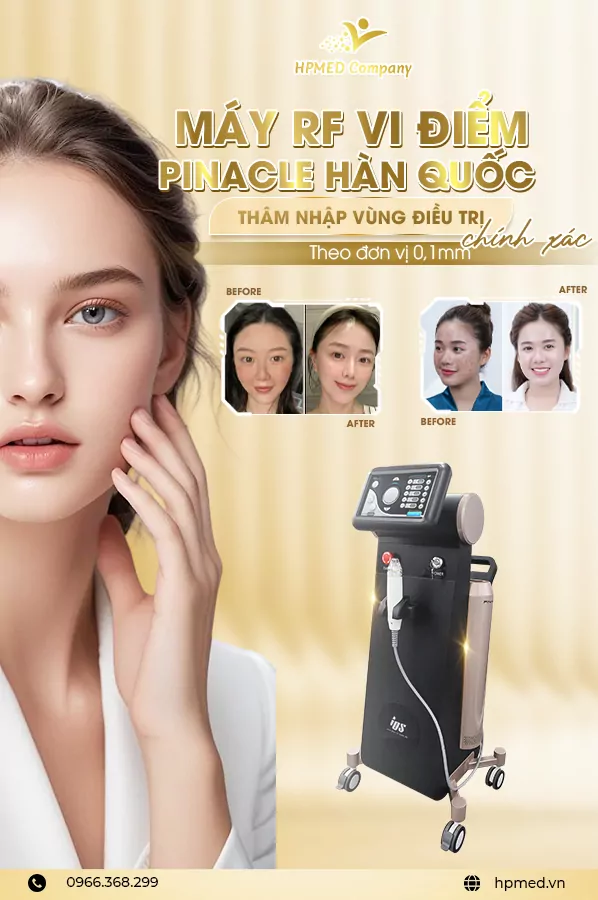 Máy Rf Vi Điểm Pinacle Cao Cấp Hàn Quốc
