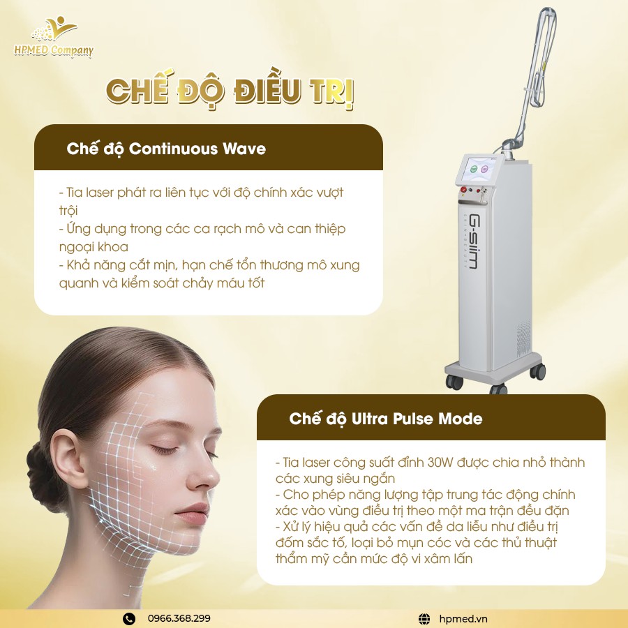 Máy Laser CO2 G Slim Hàn Quốc ⭐ Ultra Pulse 30W – Laser Phẫu Thuật &amp; Da Liễu Chính Xác Cao
