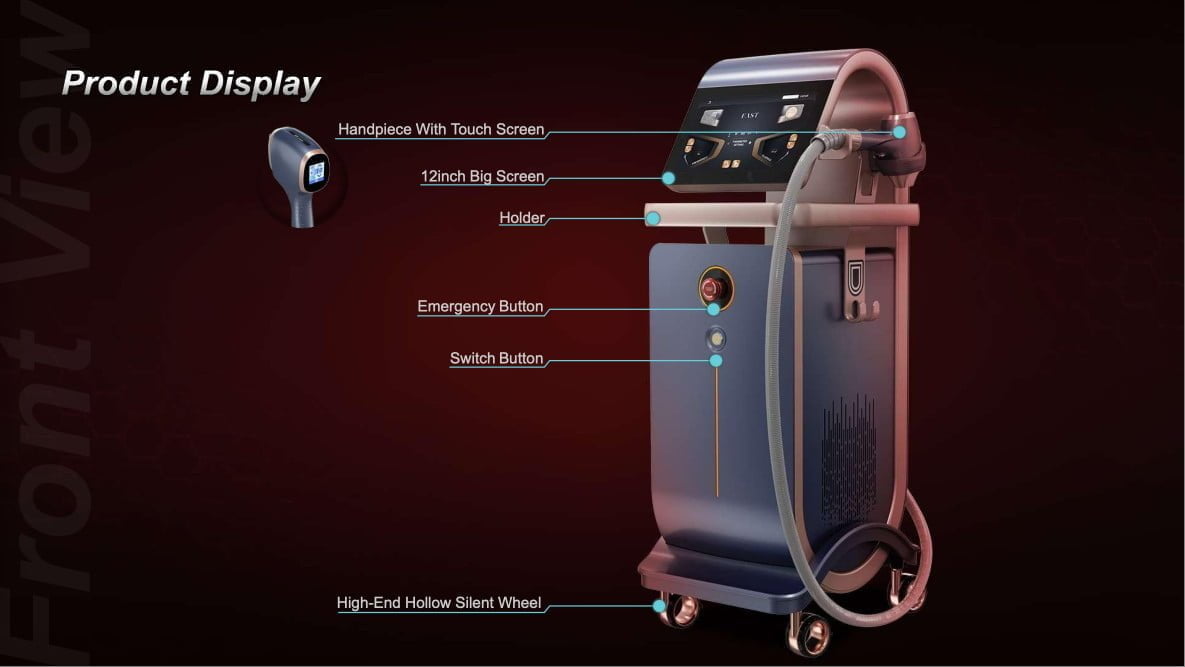 Máy Triệt Lông Diode Laser HIDL 1800 | Cao Cấp Bắc Kinh 6 Máy Triệt Lông Diode Laser 1800 HIDL