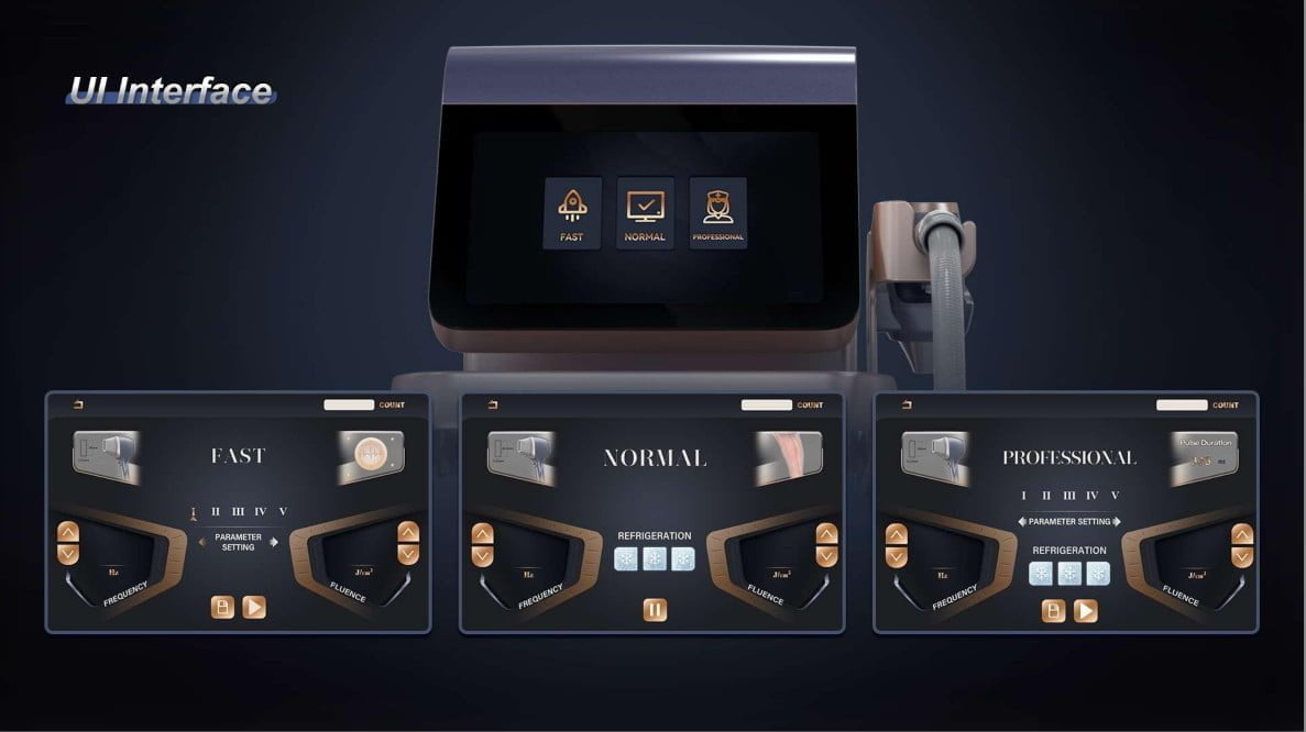 Máy Triệt Lông Diode Laser HIDL 1800 | Cao Cấp Bắc Kinh 19 Máy Triệt Lông Diode Laser 1800 HIDL