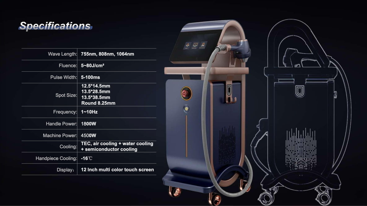 Máy Triệt Lông Diode Laser HIDL 1800 | Cao Cấp Bắc Kinh 21 Máy Triệt Lông Diode Laser 1800 HIDL