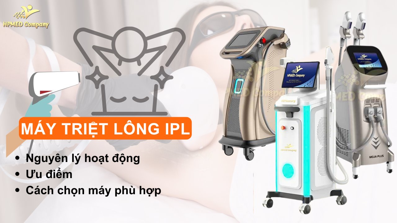 máy triệt lông diode laser hpmed