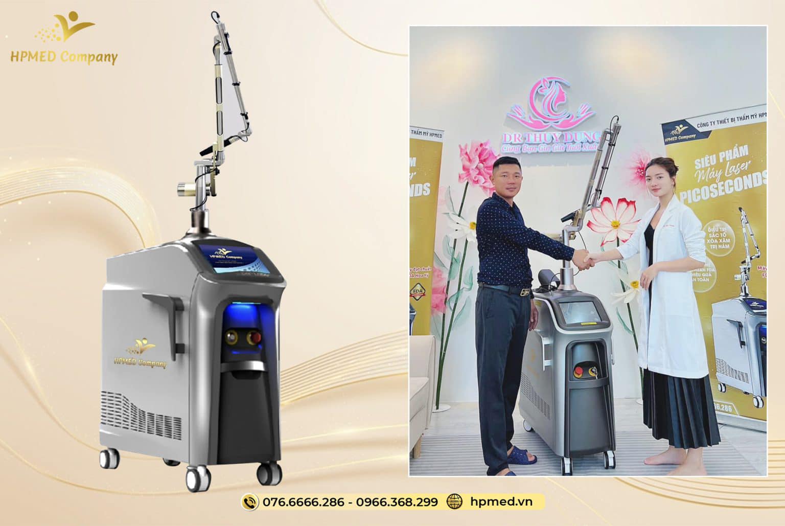 Chuyển giao máy laser picoseconds cho phòng khám dr thùy dung - 02