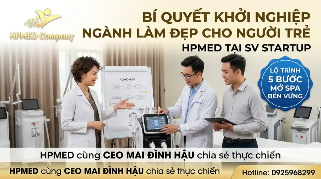 HPMED tại SV Startup: Bí Quyết Khởi Nghiệp Ngành Làm Đẹp Cho Người Trẻ