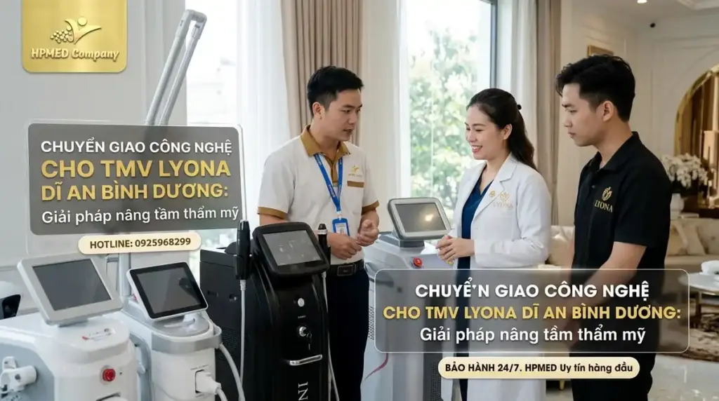 Chuyển giao công nghệ cho TMV LYONA Dĩ An Bình Dương: Giải pháp nâng tầm thẩm mỹ