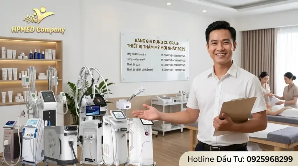 Bảng Giá Dụng Cụ Spa & Thiết Bị Thẩm Mỹ Mới Nhất 2025: Hướng Dẫn Đầu Tư Từ A-Z