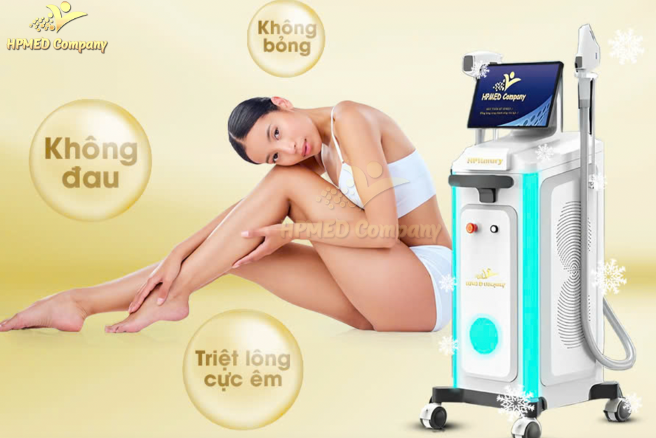 Máy Triệt Lông HPLUXURY Công Nghệ Kép IPL + Diode Laser – All in One
