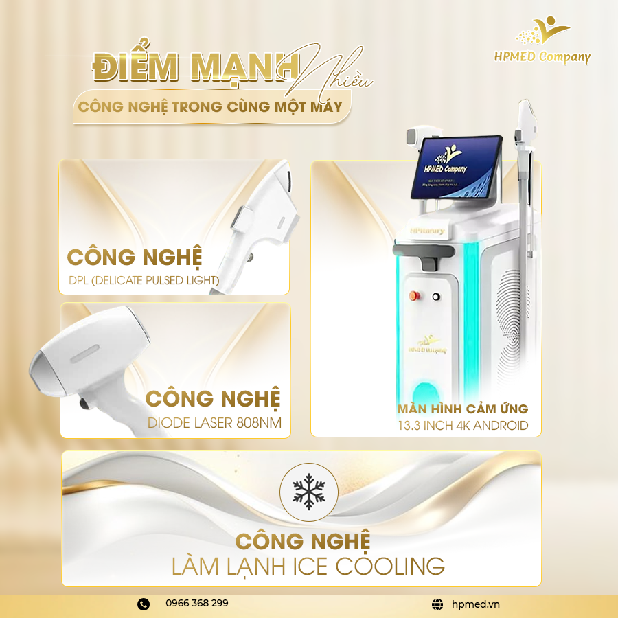 máy triệt lông lạnh hpluxury - 03