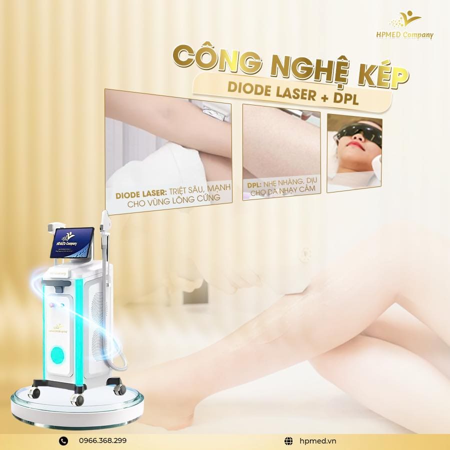 Máy Triệt Lông Lạnh HPLUXURY