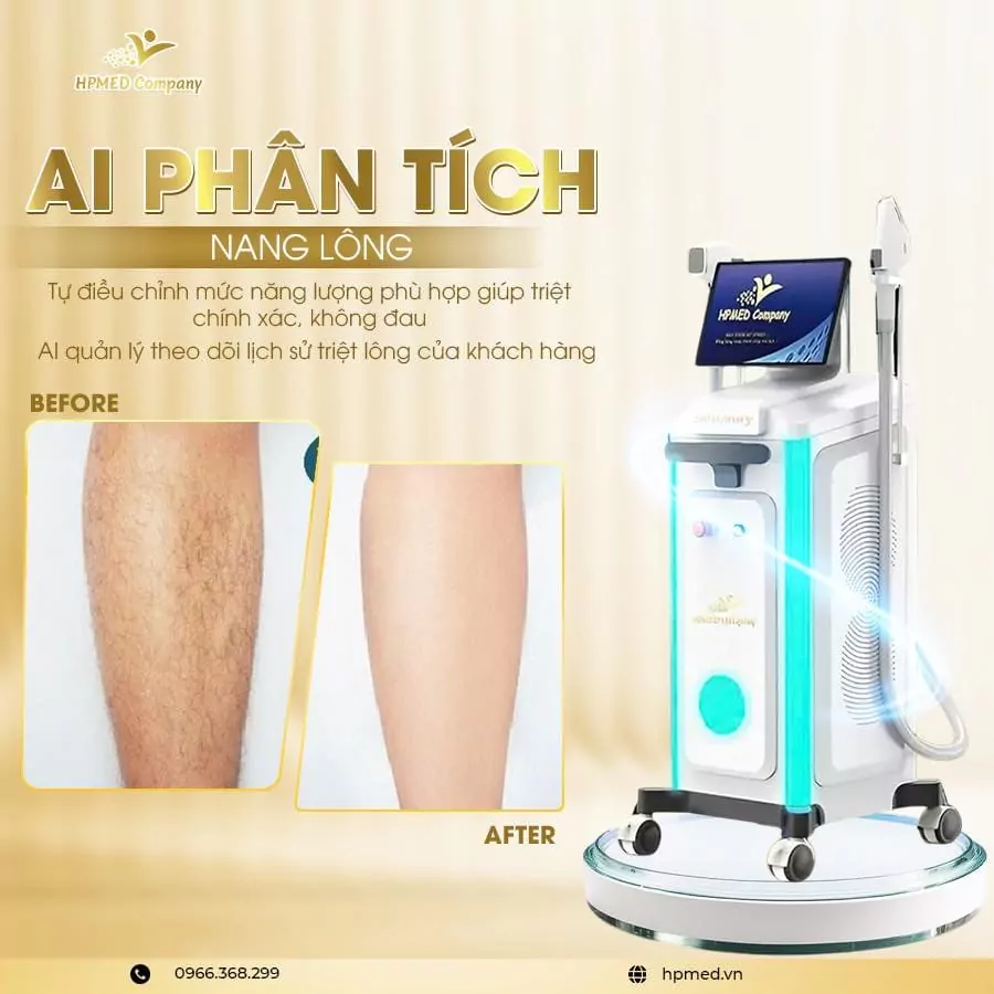 Minh họa lựa chọn máy HPLUXURY cho cơ sở