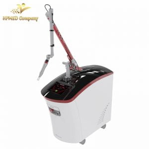 Khởi động máy bắn laser trị nám và chọn mức bắn thích hợp