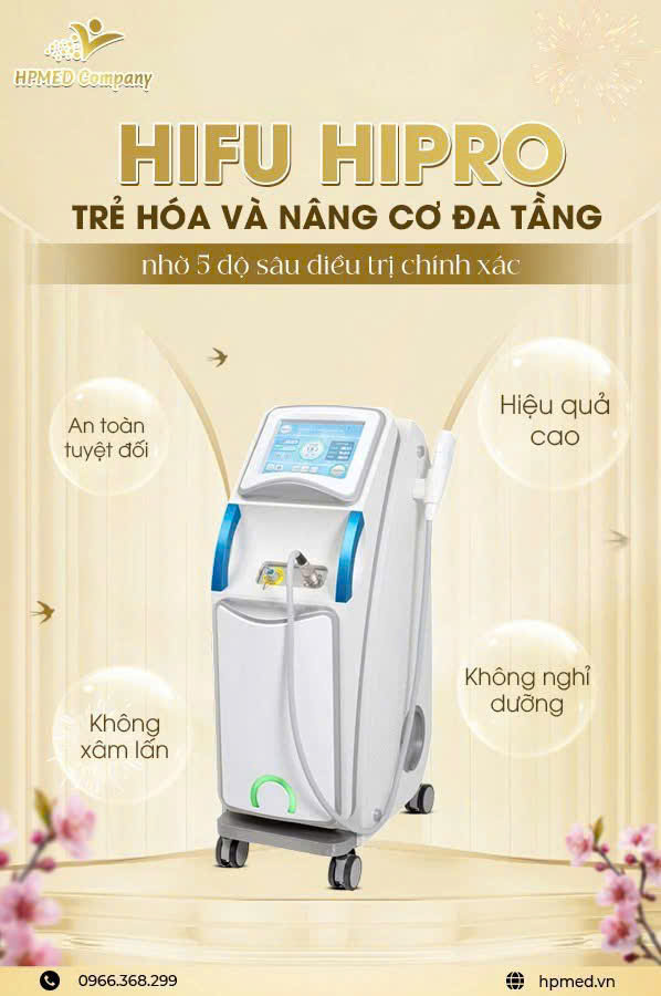 Máy HIFU nâng cơ chính hãng - Công nghệ trẻ hóa da tầng sâu - HPMED