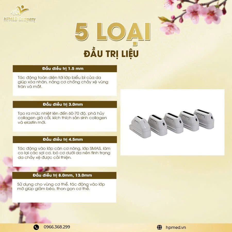 Máy HIFU nâng cơ chính hãng - Công nghệ trẻ hóa da tầng sâu - HPMED