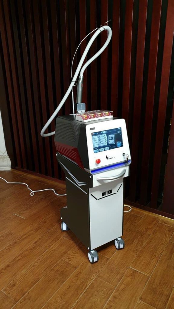 máy laser genelux, máy xoá xăm trị nám genelux ruikd hàn quốc