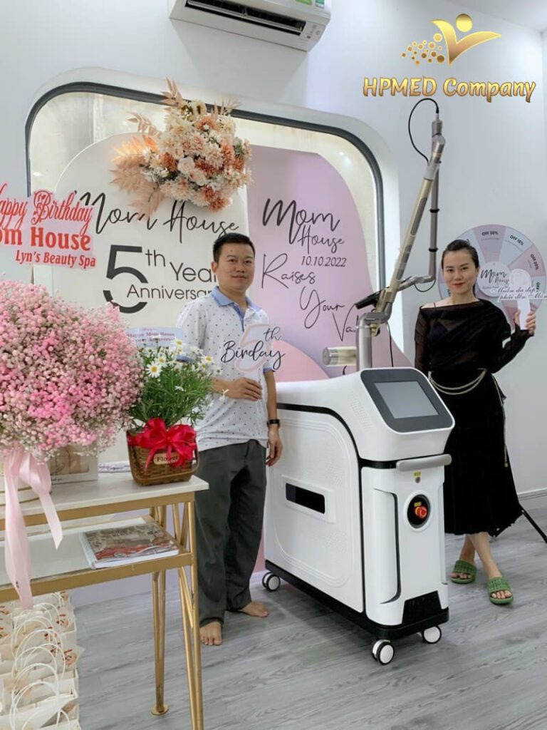 Minh họa Máy Laser Tera Plus, máy xóa xăm Tera Plus, máy trị nám Tera Plus