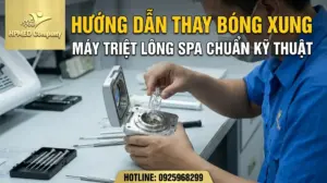 Hướng Dẫn Thay Bóng Xung Máy Triệt Lông Spa Chuẩn Kỹ Thuật – HPMED